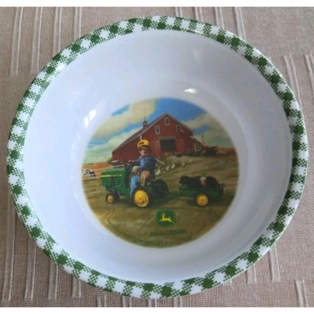 John Deere‎ Vintage Melamine Bowl Everyday Gibson